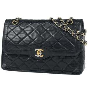 Chanel Paris Limited Edition Matelassé Double Flap Chain Shoulder Bag with Co...